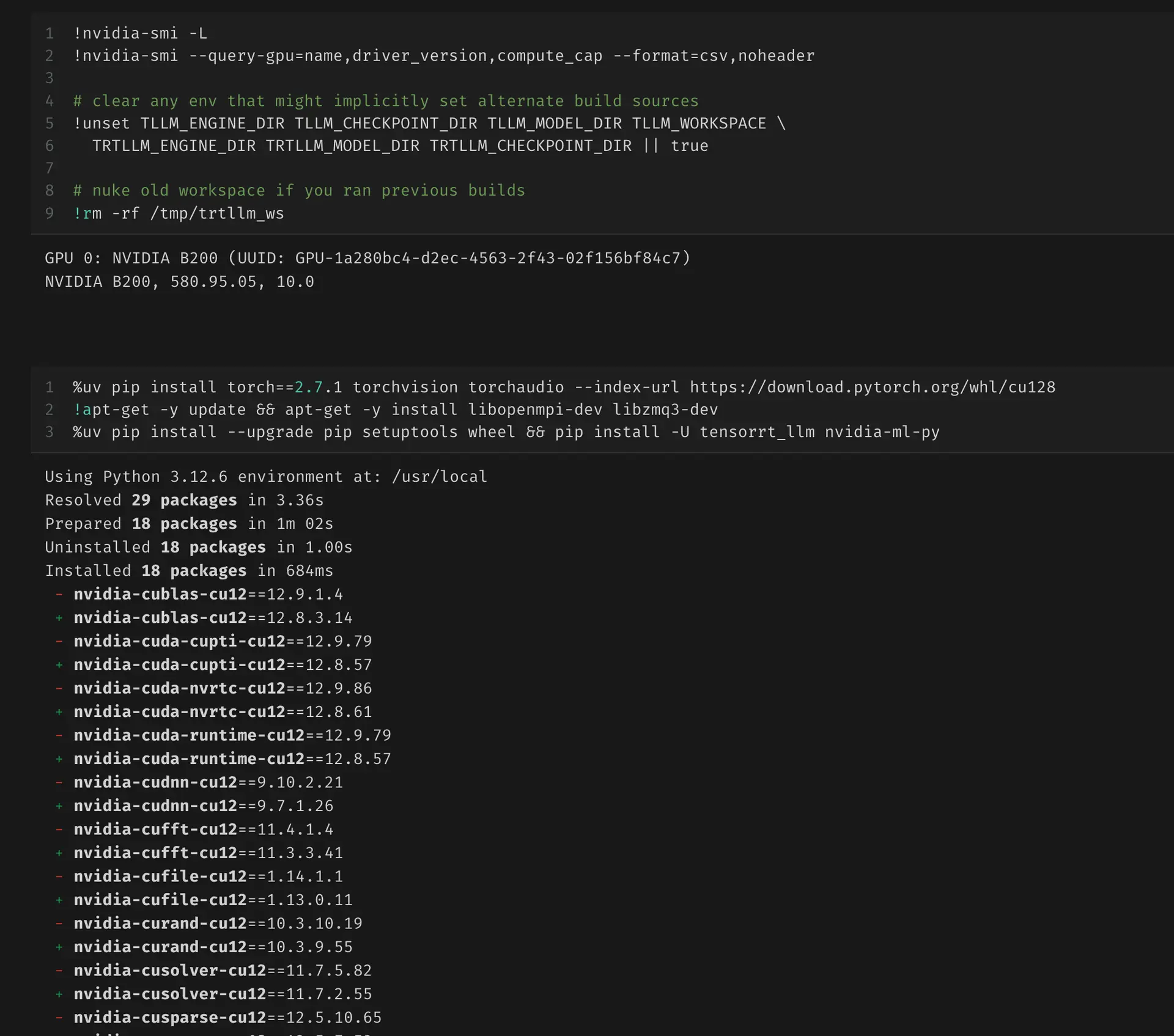 99.5k tps on a B200