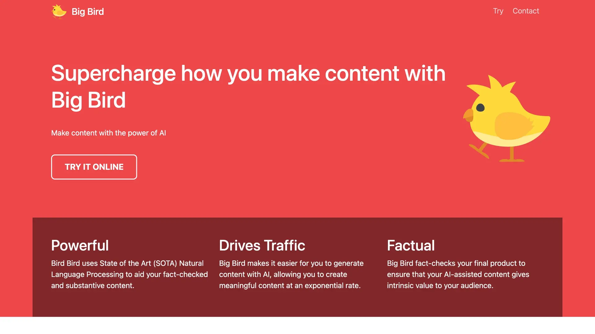 bigbird.dev in February 2020: Supercharge how you make content with Big Bird